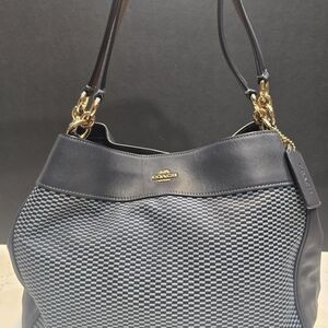 Coach Black and Gray Women's Bag
